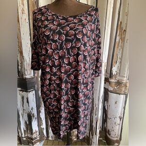LulaRoe Irma medium multi color print hi-low tunic see details